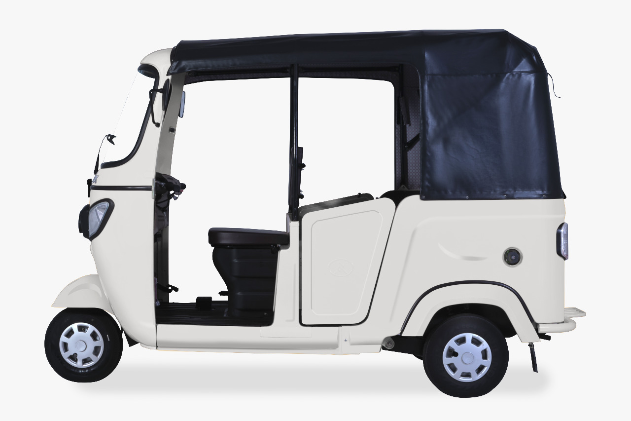 Atul RIK passenger tuk-tuk — white side profile