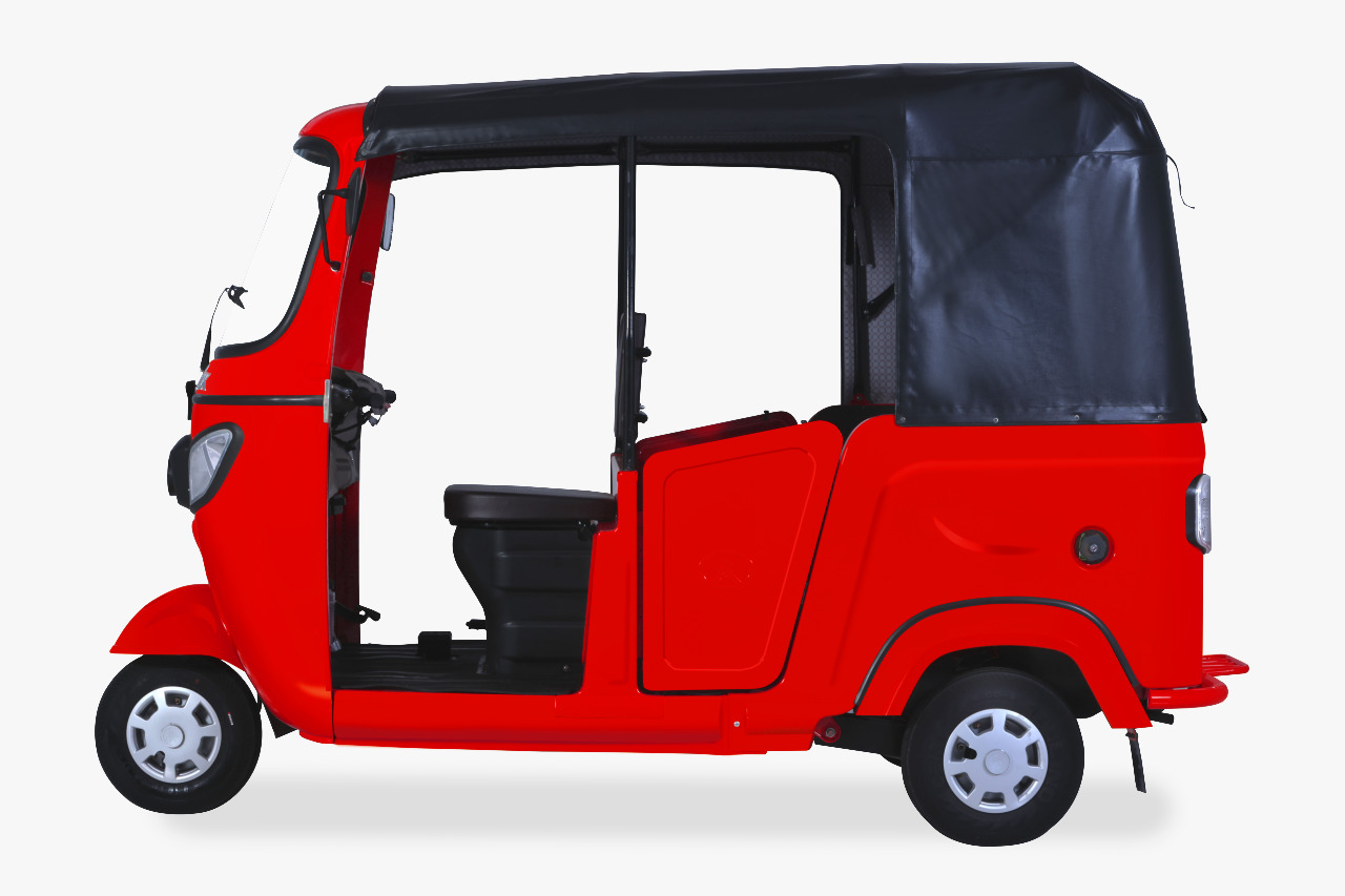 Atul RIK passenger tuk-tuk — red side profile