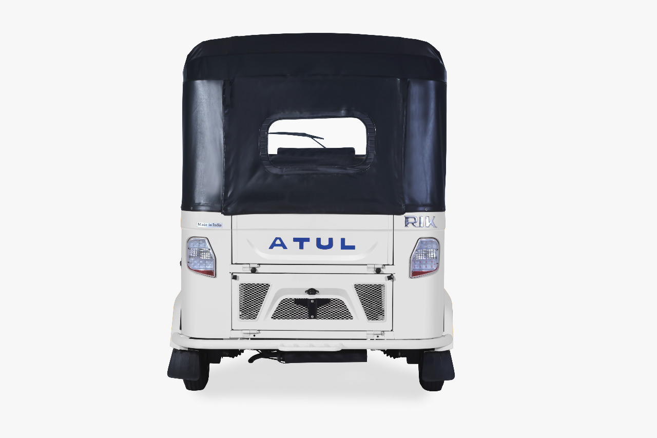 Atul RIK passenger tuk-tuk — rear view